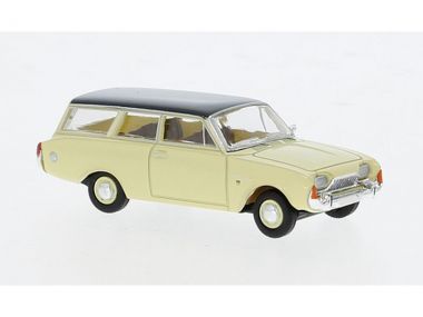 Brekina Ford Taunus P3 Turnier, beige/dunkelgrau 1964