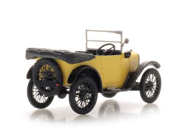 Austin 7 Verdeck offen