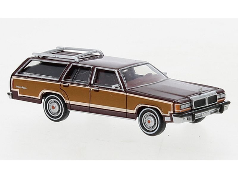 Ford LTD Country Squire, metallic-dunkelrot/Dekor, 1979