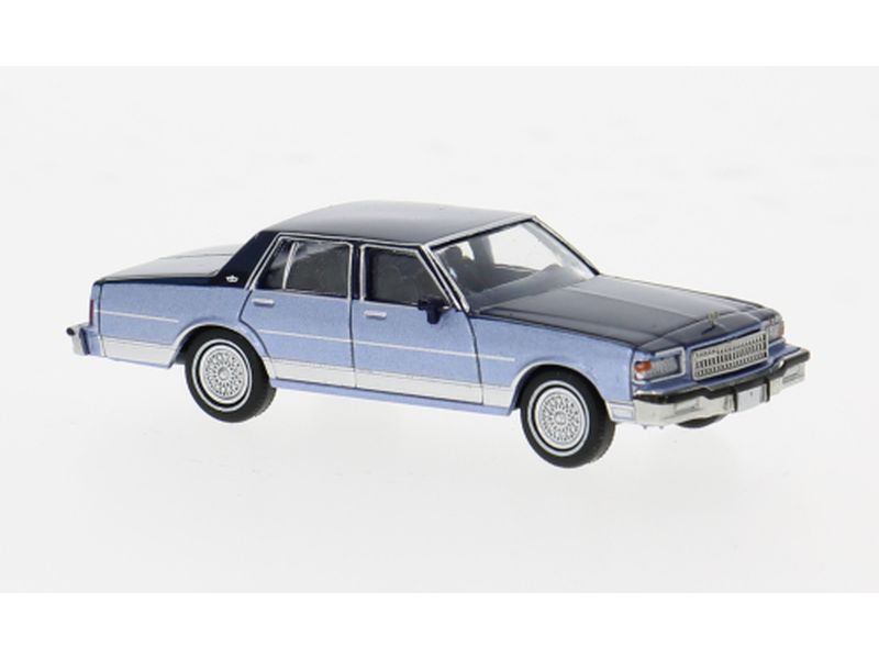 Brekina Chevrolet Caprice, metallic-hellblau/metallic-dunkelblau 1987, 1:87