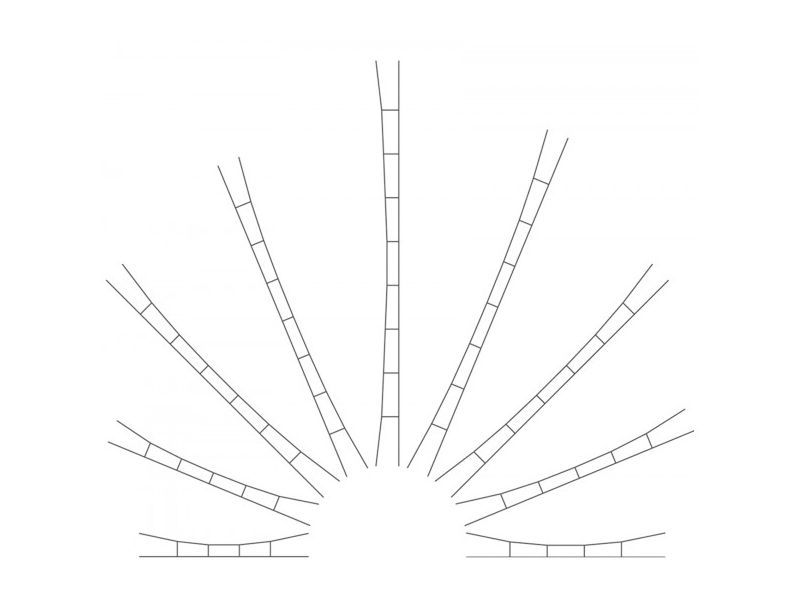 H0 Universal-Fahrdraht 300 – 330 mm, 3 Stück