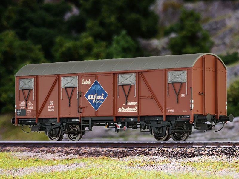 Gedeckter Güterwagen GLMHS 50 „AFRI COLA” DER DB