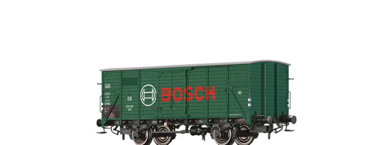 GEDECKTER GÜTERWAGEN G10 „BOSCH” DER DB