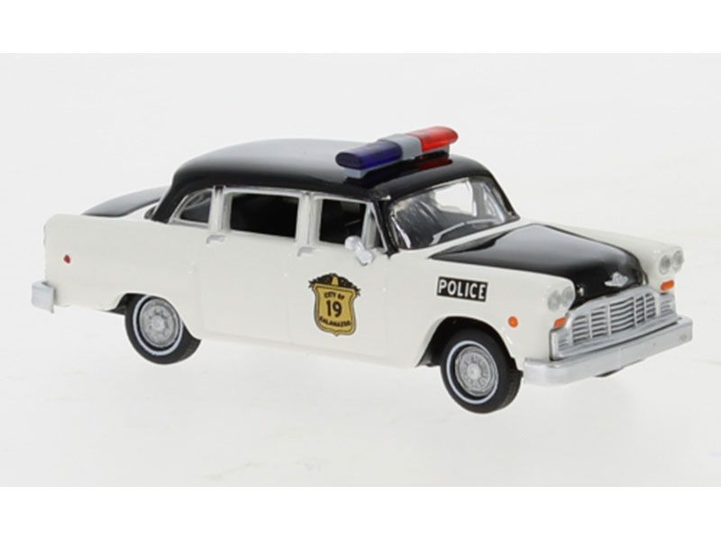 Checker Cab, Kalamazoo Police Department, 1974, Police Car