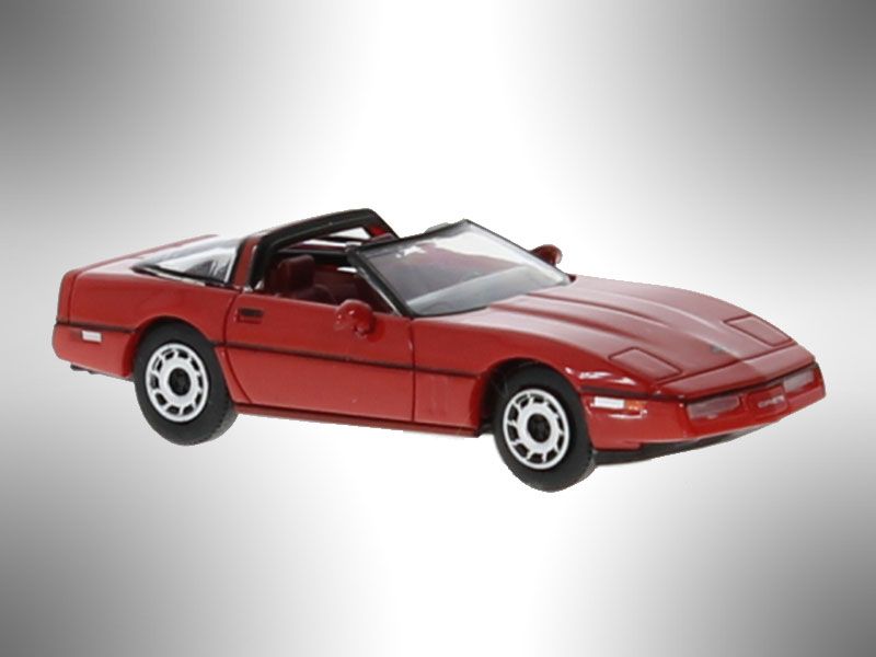 Chevrolet Corvette C4, rot, 1984, Targadach liegt ein